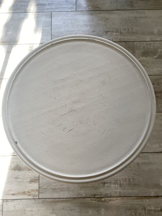 Mesa apoio redonda anos 70