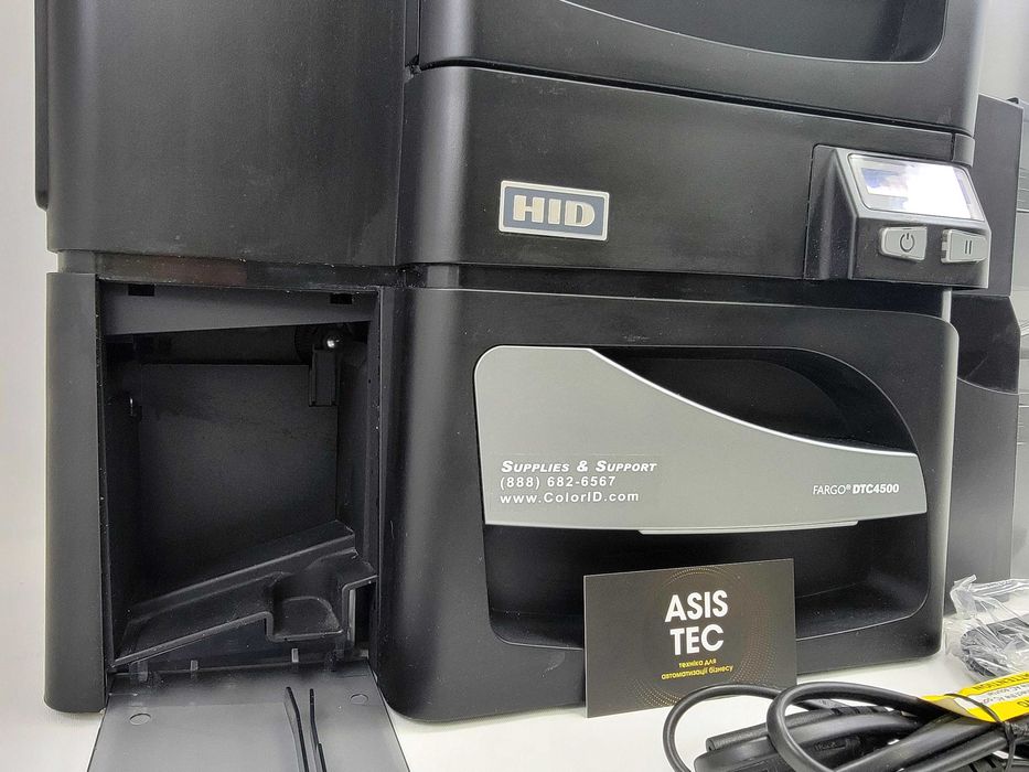 FARGO DTC4500 принтер пластикових карт 2-сторон/ламінатор/малий пробіг