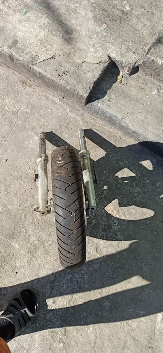 Колесо скутера r12 с перьями