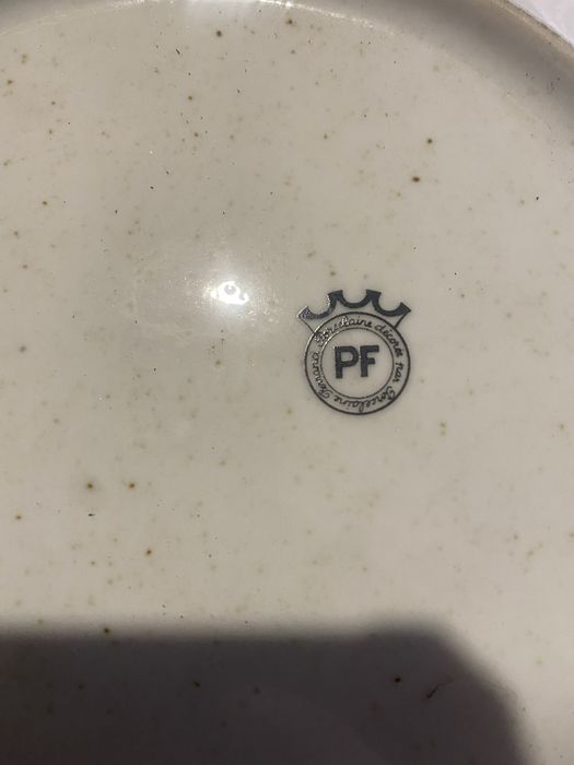 Prato decorativo percelana ferrand