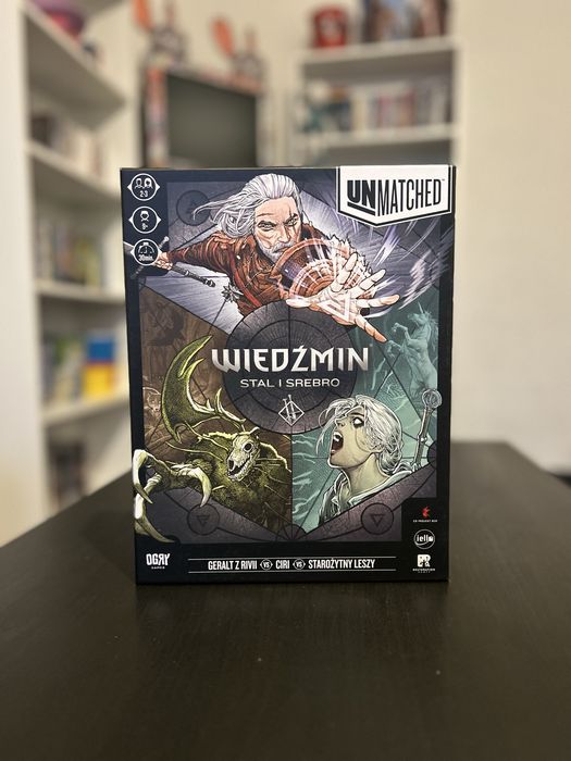 Unmatched wiedźmin: stal i srebro - gra planszowa+ (GRATIS)