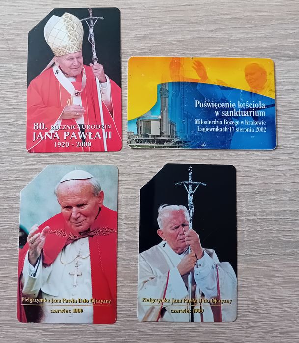 Karty telefoniczne magnetyczne.