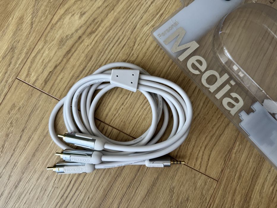 Profigold przewód Jack 3,5mm - 3xRCA 2m.