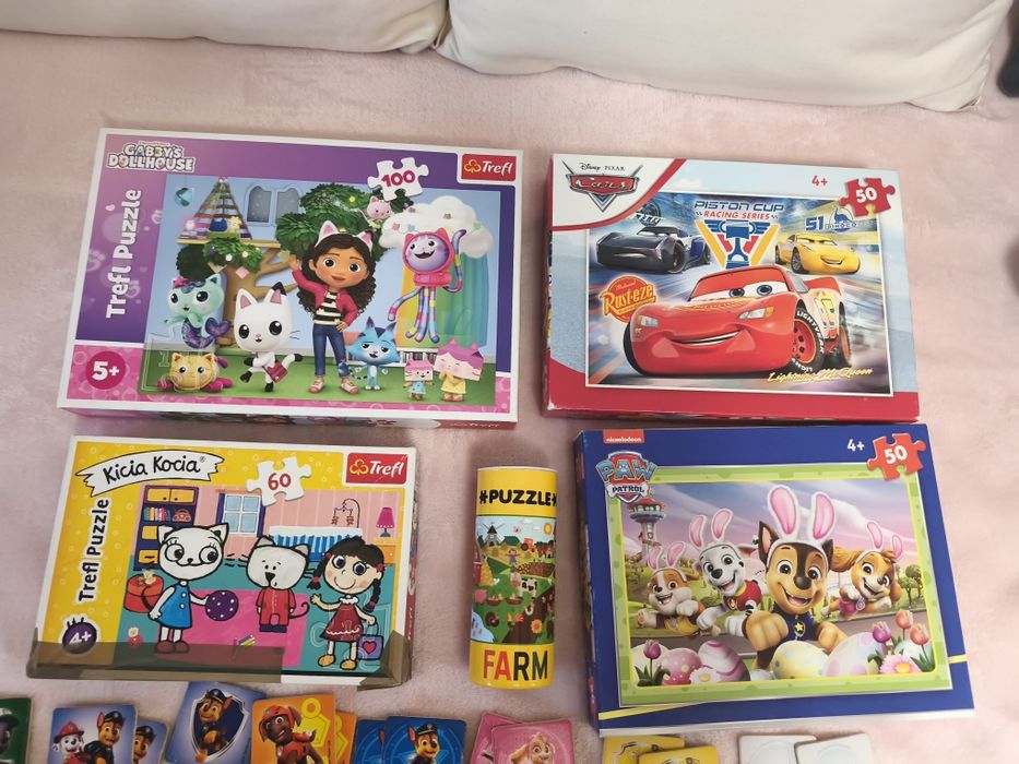 Różne Puzzle wiek 4/5 lat