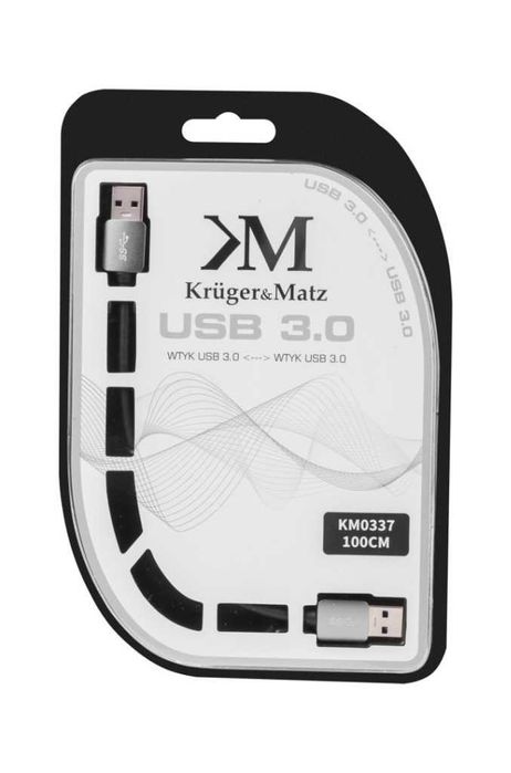 Kabel USB 3.0 wtyk - wtyk 1m Kruger&Matz KM0337