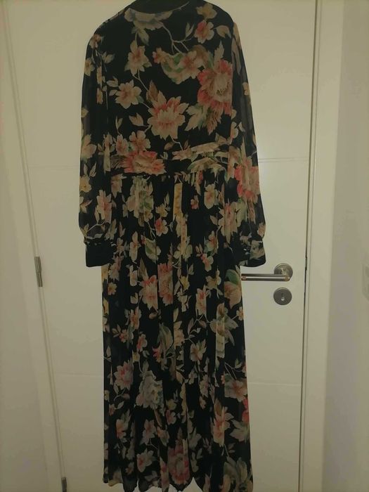 Vestido comprido Mango Tam M