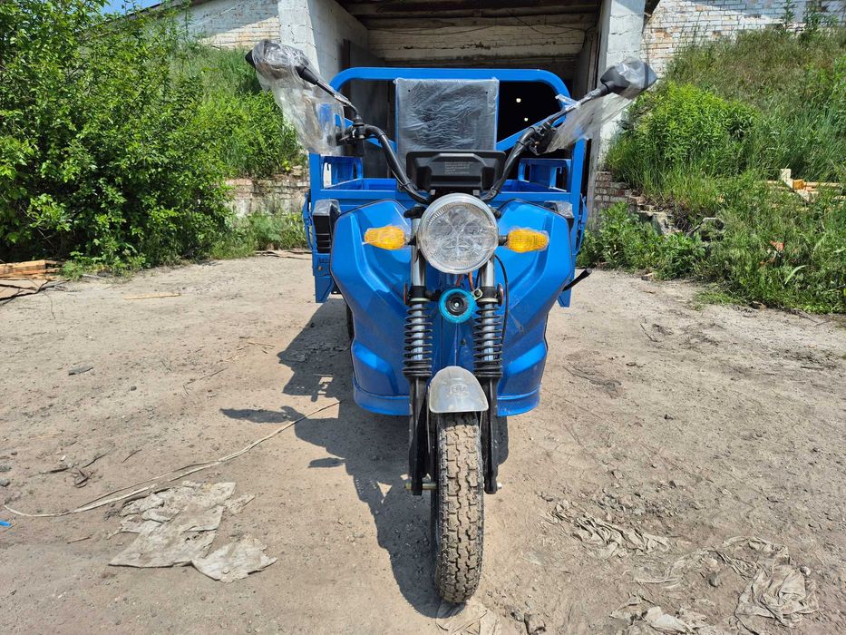 Электро трицикл Грузовой Дозер 1200 ватт Бесплатная доставка