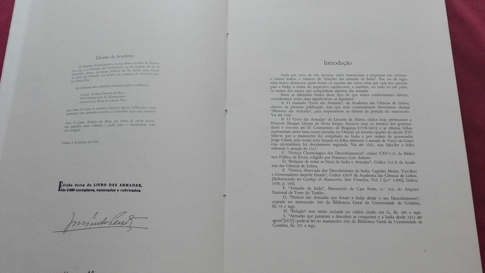 Livro das Armadas-Academia das Ciências de Lisboa-Segundo Centenário-1979