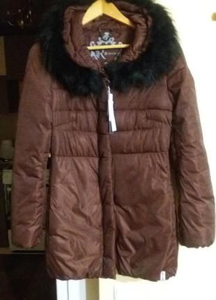 Новая теплая добротная куртка Rinascimento (Италия) р.S/10/44