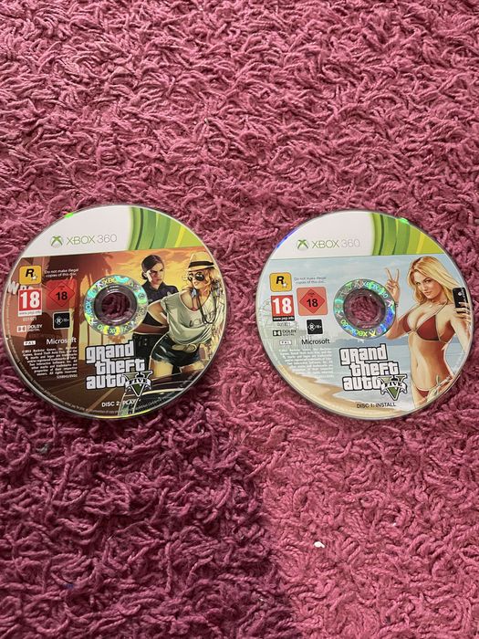 Компакт диск GTA5 для Xbox 360