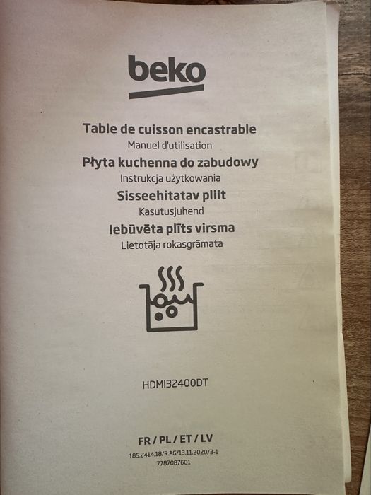 Płyta indukcyjna Beko HDMI HDMI32H00DT