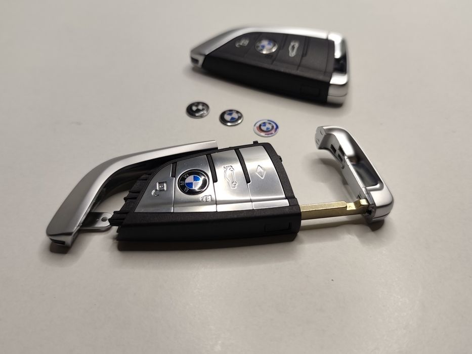 Carcaça Chave Comando BMW G-Series G20 G30 G01 G05 G11 G12 M 3 / 4 Botões Alumínio Faixas M Lâmina Novo