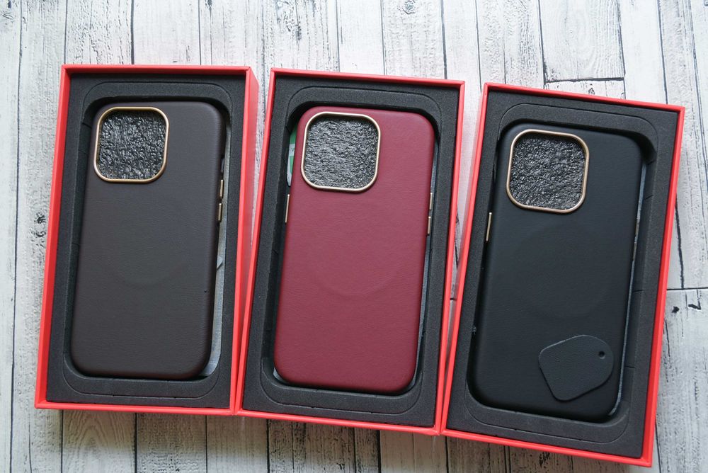 Кожаный премиум чехол iphone 15 pro max натуральная кожа Nappa magsafe