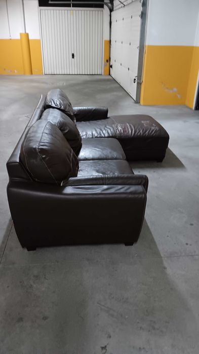 Sofá de 3 lugares chaise longues