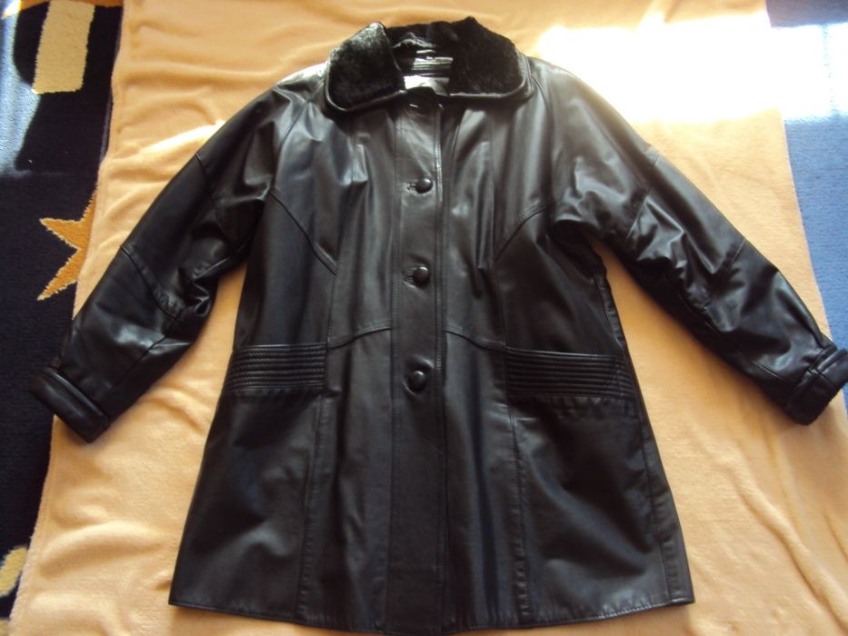 Kurtka skórzana damska L
