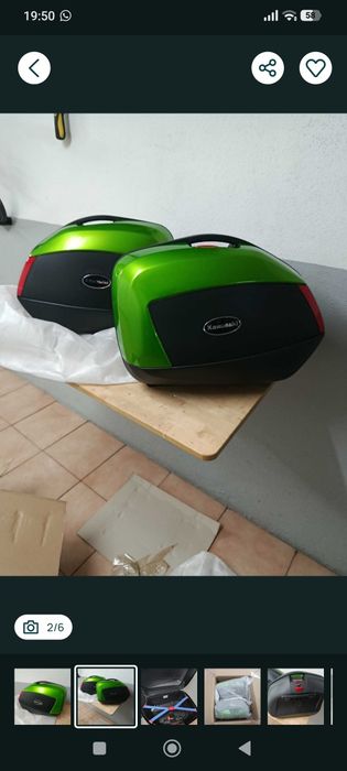 Top cases laterais Givi