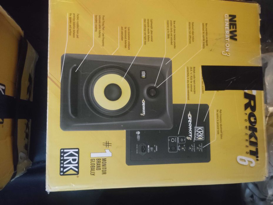 Konsola Pioneer XDJ rr+Monitory Studyjne KRK Rockit 6 gen 3