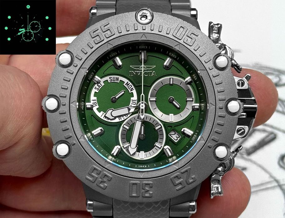 Годинник Invicta 48192 Subaqua Noma VII Swiss 52 mm. Titanium 200 MT.