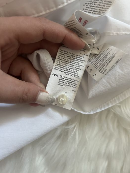 Biala koszula z dlugim rekawkiem reserved