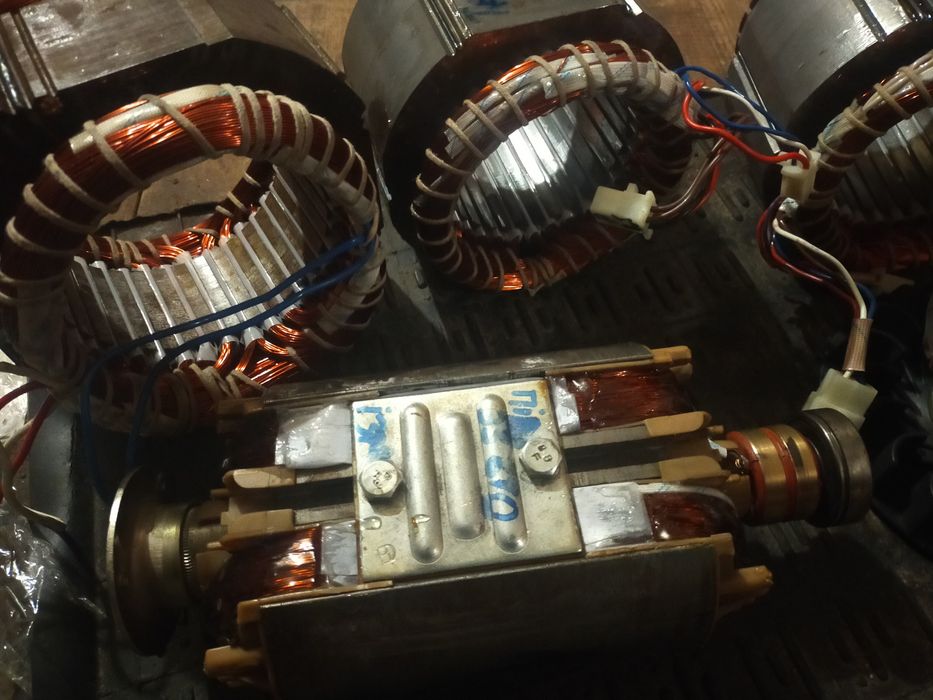 Перемртка якорей Статоров Генераторов Электромоторов 380/220