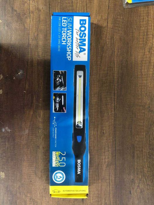 Ліхтарик LED з фунцією Повер банка  SLIM TORCH 250Lm 3W COB LED