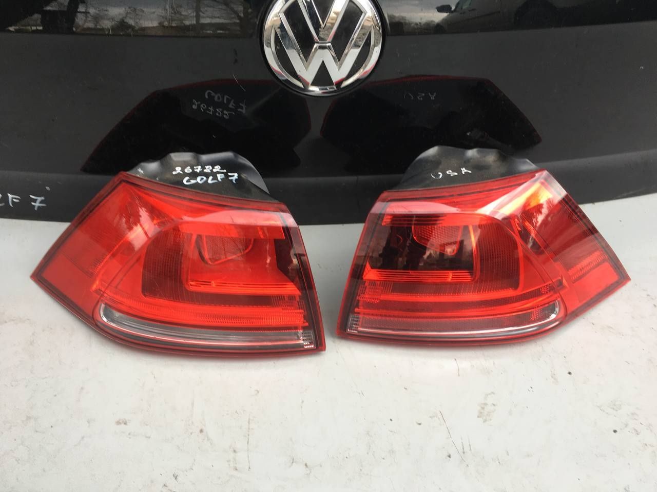 Кришка багажника ляда скло стоп Фольксваген гольф 7 vw golf 7: 120 ...