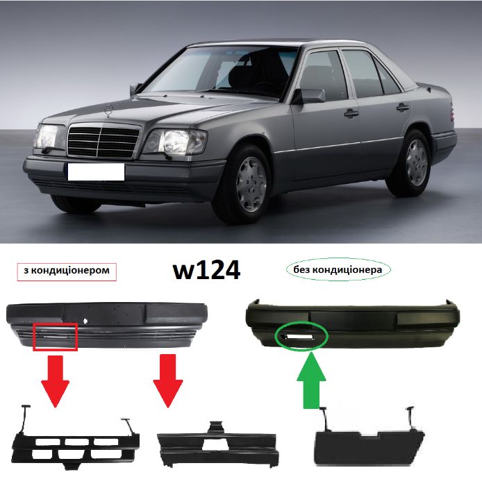 Заглушка бампера/буксировочного крюка mercedes w140/124/210/211