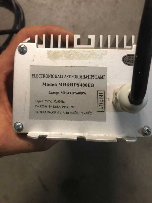 grow indoor reflector sputnik lampadas luzes ballastro ph