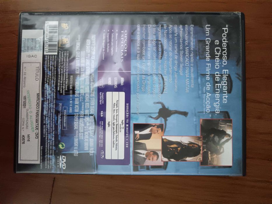filme dvd original - marcado para matar
