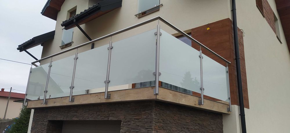 Balustrady nierdzewne i szklane, inox Skawina, Myślenice, Kraków