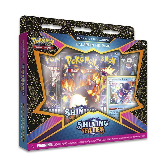 Zestaw kart Pokemon TCG: Shining Fates - Mad Party Mr. Rime Pin Box