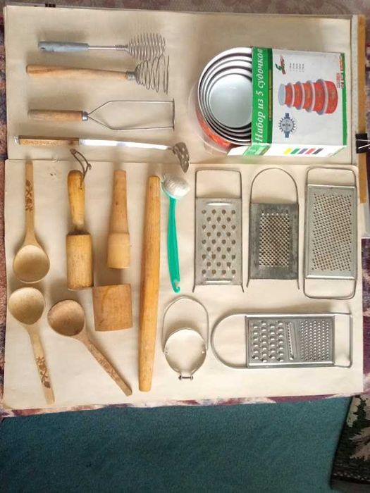 Кухонне приладдя, утварь набором. Радянське