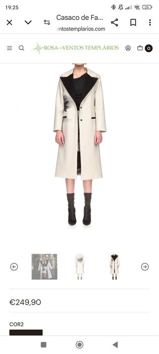 Casaco e saia marca Sahoco