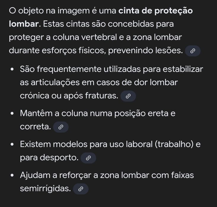 Três cintas proteção lombar