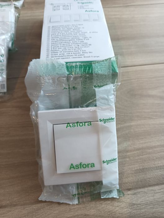 7 Interruptores comutadores Novos -Embalados Asfora Schneider Eletric*