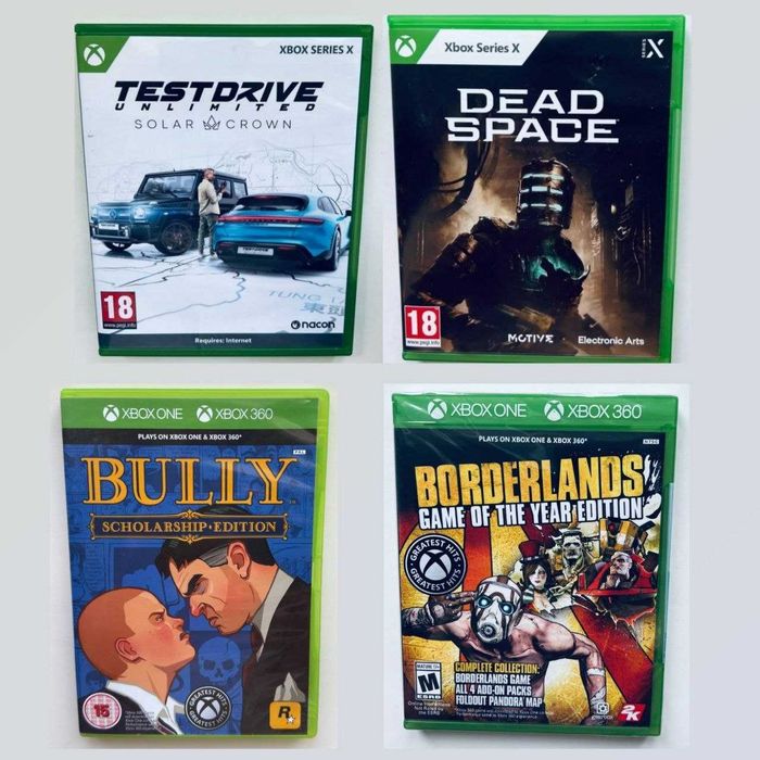 Диски XBOX Series X / XBOX One, XBOX Series X, XBOX One, XBOX One / XBOX 360
