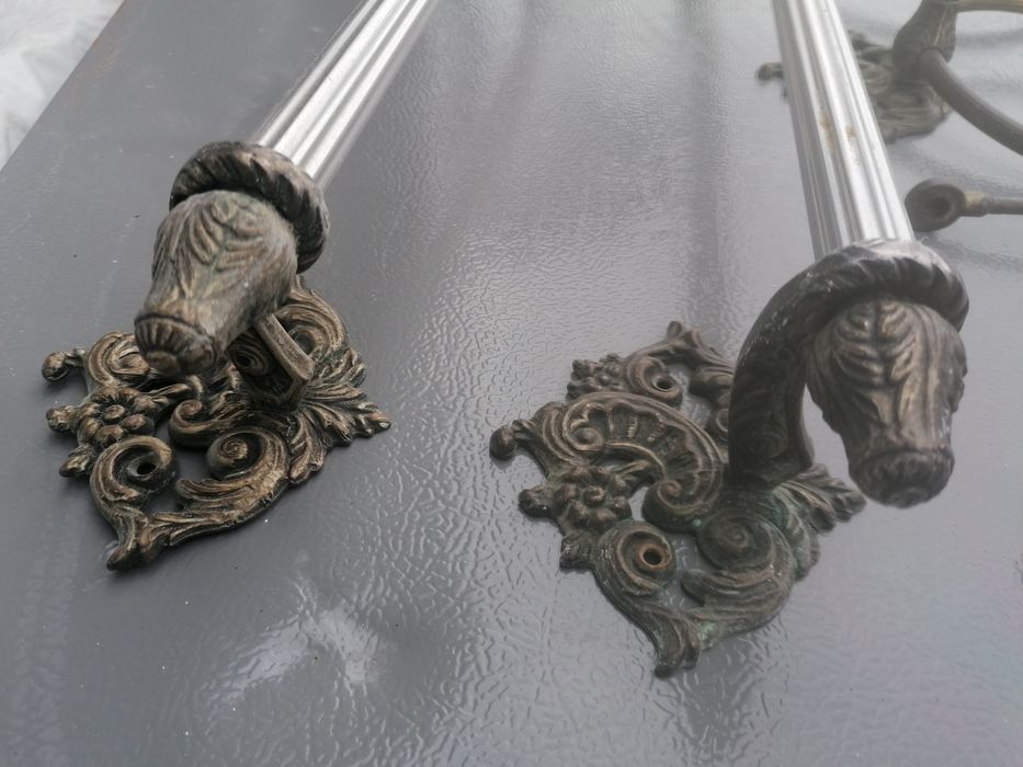 Conjunto de 5 toalheiros em ferro