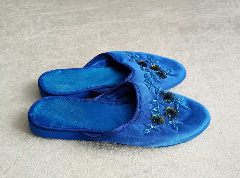 Kapcie w stylu chińskim, rozmiar 38