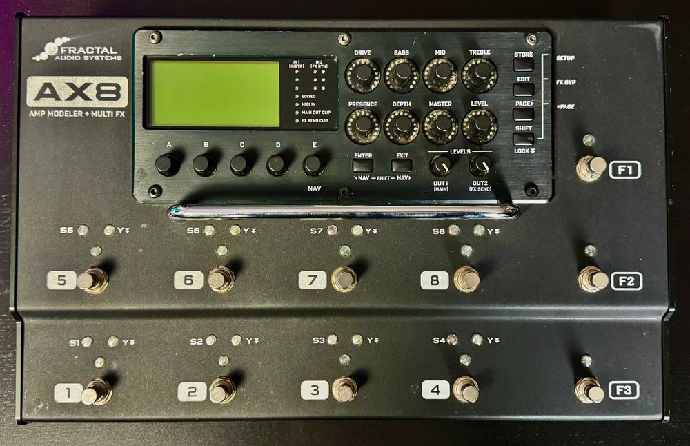 Fractal Audio AX8 + Shields + IR's