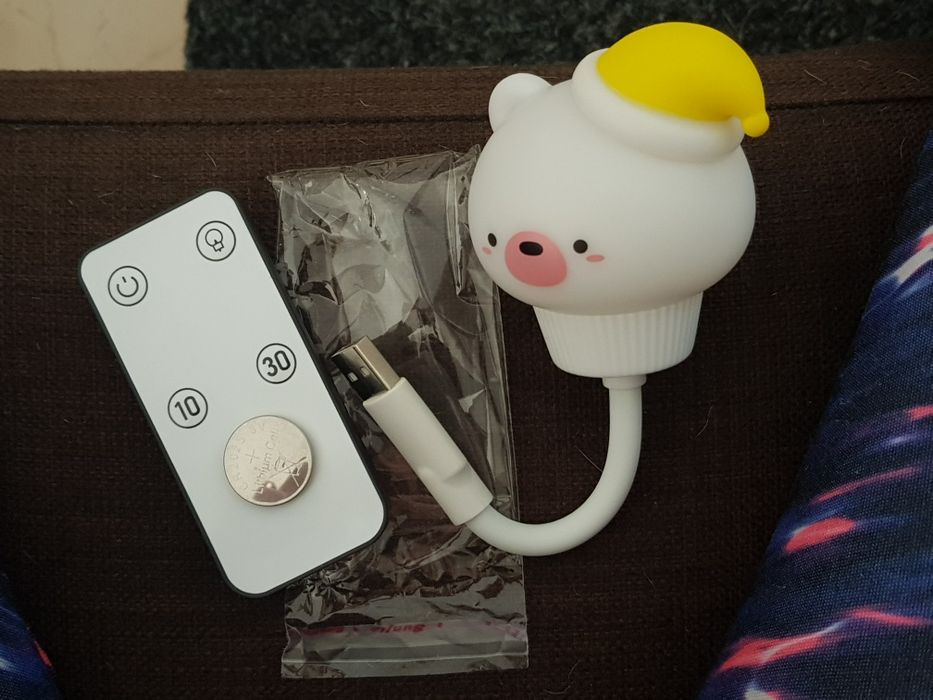 Luz de presença USB touch e comando