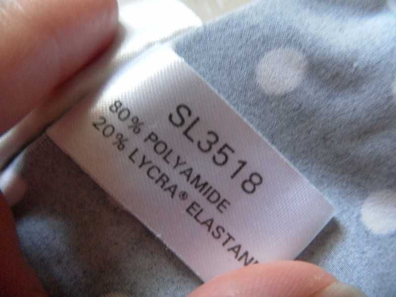 Strój kostium kąpielowy bikini groszki Select 38,M