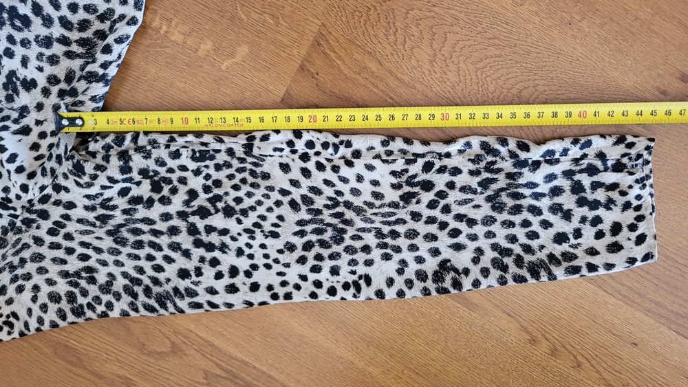 Bluzka satynowa panterka, H&M r. M