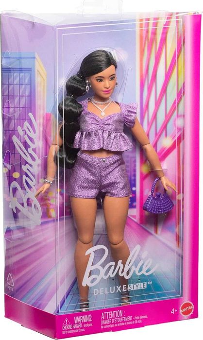 Лялька Барбі Барби Делюкс Стайл #8 Barbie Deluxe Metallic Purple