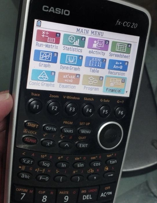 Casio FX-cg20 calculadora