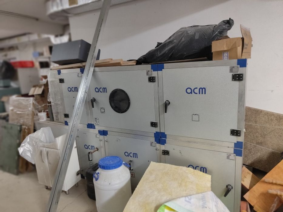 Вентеляційна Установка підготовки повітря, з рециркуляцією,  очистка п