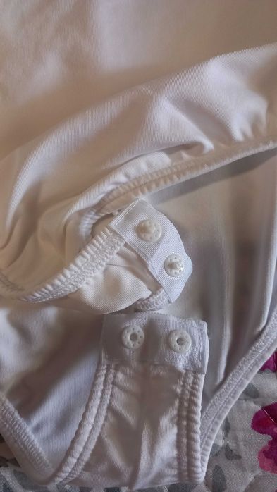 Body branco manga curta S