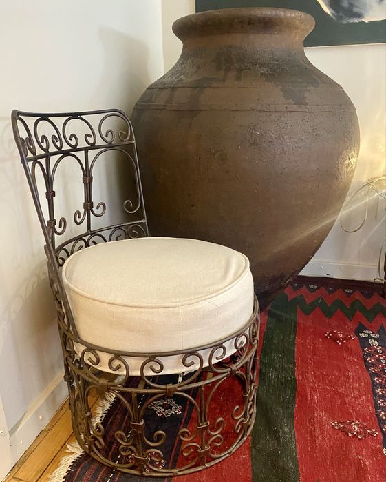 Conjunto de 2 Cadeiras e 1 banco Marroquino