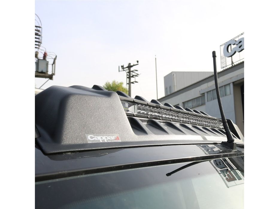 Mitsubishi Pajero Sport 1996-2007 рр. Козирок вітрового скла V3 (LED)