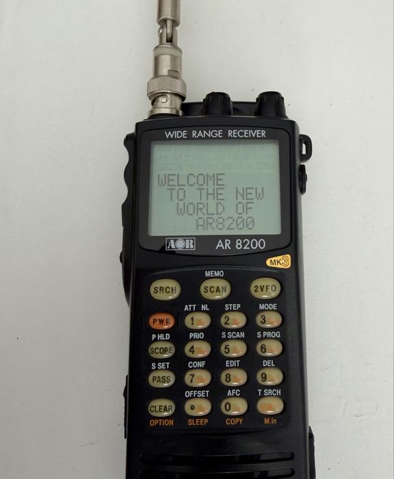 Rádio scanner AOR AR8200 MK3