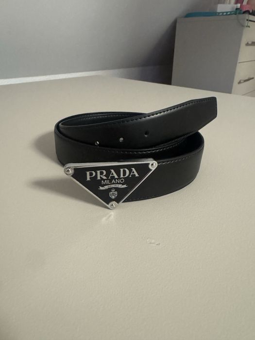 Pasek Prada czarny